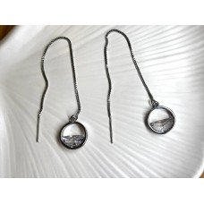 Сережки Mirshine Ice Drop Silver