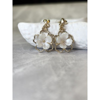 Сережки Mirshine Daisy Gold/White