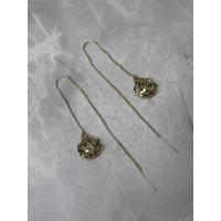 Серьги Mirshine Peony Gold