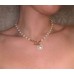 Кольє Mirshine Pearl Heart White