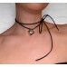 Чокер Mirshine LeatherHeart Black