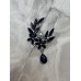 Брошка Mirshine Weath Blue/White
