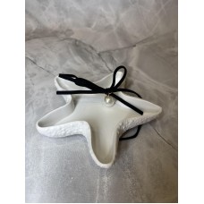Чокер Mirshine Bow Pearl Black