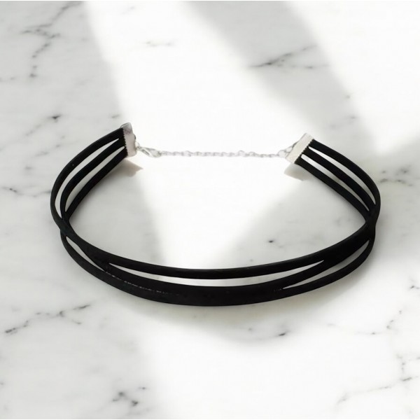 Чокер Mirshine Lines Black 