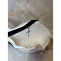Чокер Mirshine Cross Black/Silver