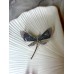 Брошка Mirshine Dragonfly  Violet/Gold