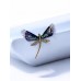 Брошка Mirshine Dragonfly  Violet/Gold