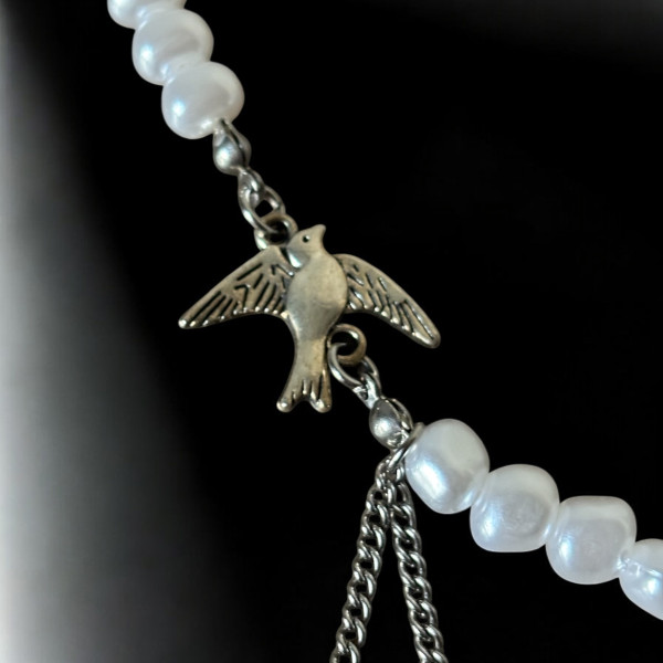 Колье Mirshine Dove Pearl Silver Колье Mirshine Dove Pearl Silver