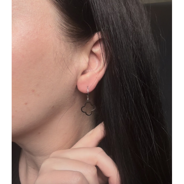 Сережки Mirshine Clover Silver