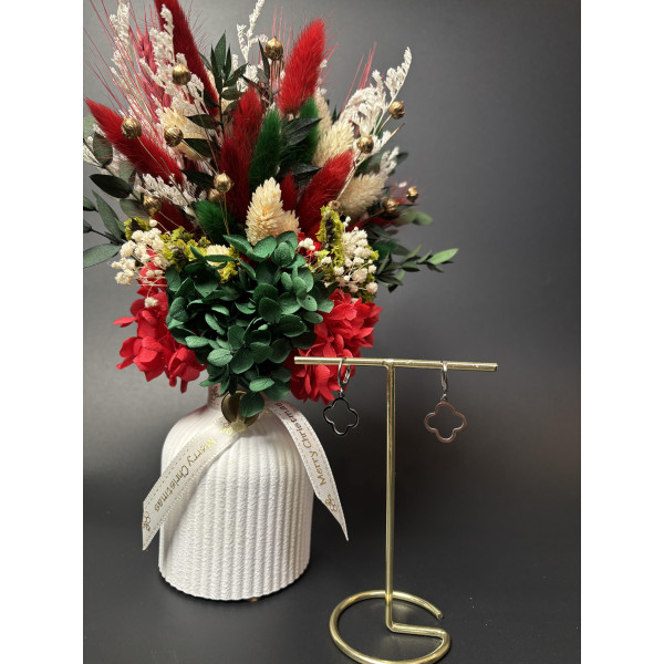 Сережки Mirshine Clover Silver