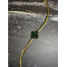 Браслет Mirshine Сlover Gold/Green