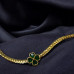 Браслет Mirshine Сlover Gold/Green