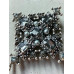 Брошка Mirshine Cristal Cross Black/Silver