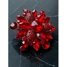 Брошка Mirshine Morning Star Red/Gold