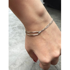Браслет Mirshine Double Loop Silver