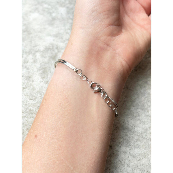 Браслет Mirshine Double Loop Silver Браслет Mirshine Double Loop Silver