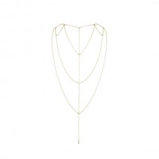 Ланцюжок для спини Bijoux Indiscrets Magnifique Back and Cleavage Chain Золотий