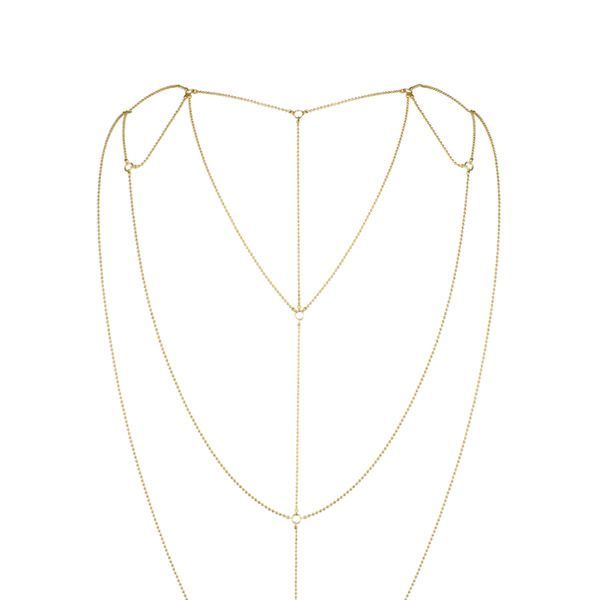 Ланцюжок для спини Bijoux Indiscrets Magnifique Back and Cleavage Chain Золотий